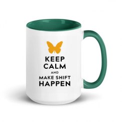 15oz Ceramic Mug with Color Inside