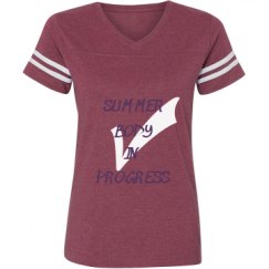 Ladies Relaxed Fit Vintage Sports Tee