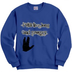 Unisex Film and Foil Crewneck Sweatshirt