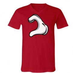 Unisex V-Neck Jersey Tee