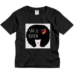 She is queen youth tee