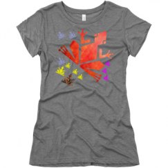 Ladies Slim Fit Super Soft Triblend Tee