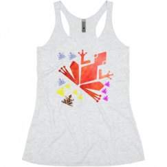 Ladies Slim Fit Super Soft Racerback Triblend Tank