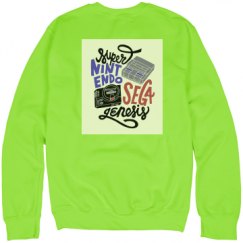 Unisex Neon Crewneck Sweatshirt