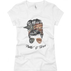 Ladies Slim Fit Basic Promo Jersey Tee