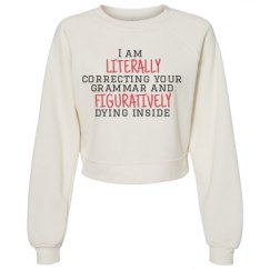 Women's Raglan Pullover Fleece