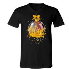 Unisex V-Neck Jersey Tee