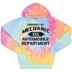 Unisex Tie-Dye Fleece Hoodie