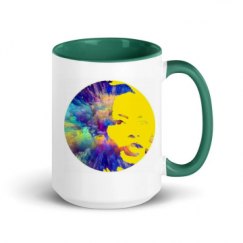 15oz Ceramic Mug with Color Inside
