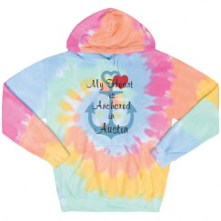 Unisex Tie-Dye Fleece Hoodie