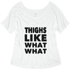 Ladies Flowy Slouchy Tee