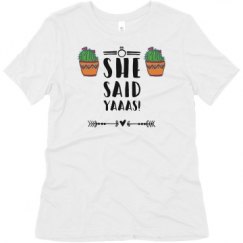 Ladies Relaxed Fit Super Soft Triblend Tee