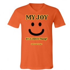 Unisex V-Neck Jersey Tee