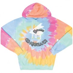 Unisex Tie-Dye Fleece Hoodie