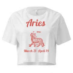 Ladies Festival Cali Crop Top Tee