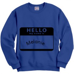Unisex Film and Foil Crewneck Sweatshirt