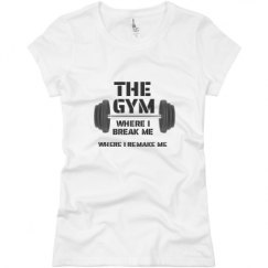 Ladies Slim Fit Basic Promo Jersey Tee
