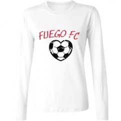 Ladies Relaxed Fit Basic Long Sleeve Tee