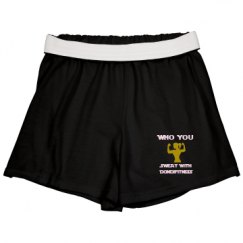 Slim Fit Cheer Shorts