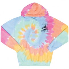 Unisex Tie-Dye Fleece Hoodie