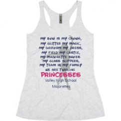 Ladies Slim Fit Super Soft Racerback Triblend Tank