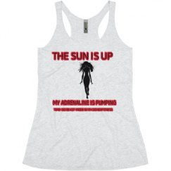 Ladies Slim Fit Super Soft Racerback Triblend Tank