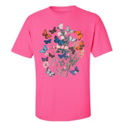 Unisex Ultra Cotton Safety Neon Crewneck Tee