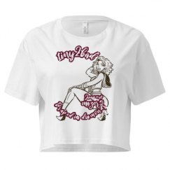 Ladies Festival Cali Crop Top Tee