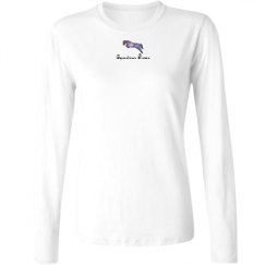 Ladies Relaxed Fit Basic Long Sleeve Tee