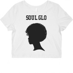 Ladies Slim Fit Crop Top Tee