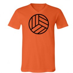 Unisex V-Neck Jersey Tee