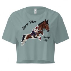 Ladies Festival Cali Crop Top Tee