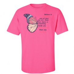 Unisex Ultra Cotton Safety Neon Crewneck Tee