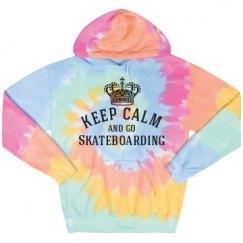 Unisex Tie-Dye Fleece Hoodie