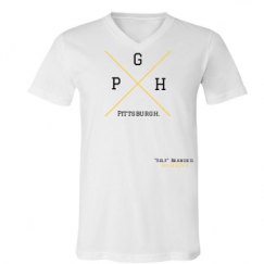 Unisex V-Neck Jersey Tee
