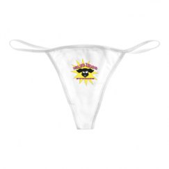 Basic White Thong Underwear