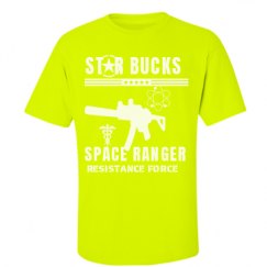 Unisex Ultra Cotton Safety Neon Crewneck Tee