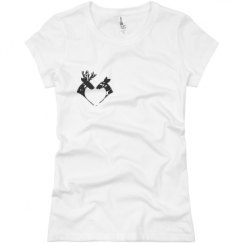 Ladies Slim Fit Basic Promo Jersey Tee