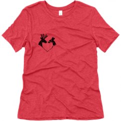 Ladies Relaxed Fit Super Soft Triblend Tee