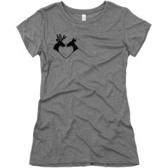 Ladies Slim Fit Super Soft Triblend Tee