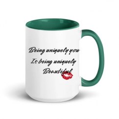 15oz Ceramic Mug with Color Inside