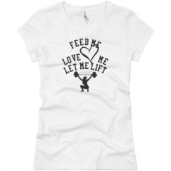 Ladies Slim Fit Basic Promo Jersey Tee