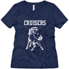 Ladies Relaxed Fit V-Neck Tee