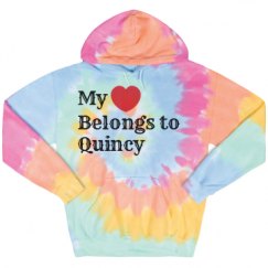 Unisex Tie-Dye Fleece Hoodie