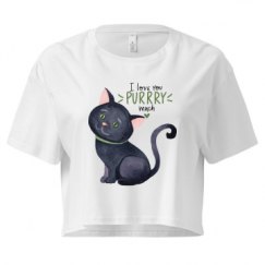 Ladies Festival Cali Crop Top Tee