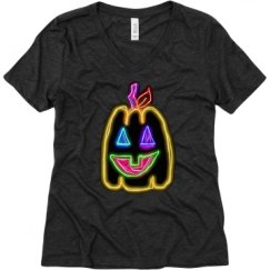 Ladies Relaxed Fit Super Soft Triblend V-Neck Tee