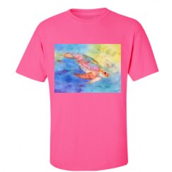 Unisex Ultra Cotton Safety Neon Crewneck Tee