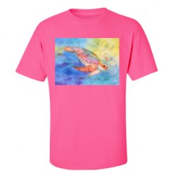 Unisex Ultra Cotton Safety Neon Crewneck Tee