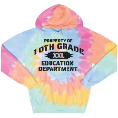 Unisex Tie-Dye Fleece Hoodie