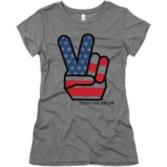 Ladies Slim Fit Super Soft Triblend Tee